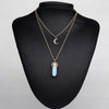 Artilady Layer Natural Stone Choker Necklace