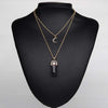 Artilady Layer Natural Stone Choker Necklace
