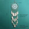 Nordic Tassel Dream Catcher Room Decoration Bedroom Decor Wind Chimes Farmhouse Pink Wall Art  Hanging