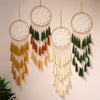 Nordic Tassel Dream Catcher Room Decoration Bedroom Decor Wind Chimes Farmhouse Pink Wall Art  Hanging