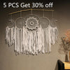 Nordic White Dream Catcher Room Decoration Nursery Decor Wedding Decoration Valentines Day Gift Wall Hanging Decor