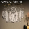 Nordic White Dream Catcher Room Decoration Nursery Decor Wedding Decoration Valentines Day Gift Wall Hanging Decor