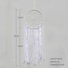 Nordic White Dream Catcher Room Decoration Nursery Decor Wedding Decoration Valentines Day Gift Wall Hanging Decor