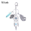 Artilady Natural Opal Stone Keychain