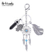 Artilady Natural Opal Stone Keychain