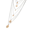 Artilady Multi-Layer Geometric  Pendant Necklace