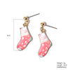 Artilady Women Girls Christmas Sock Earrings