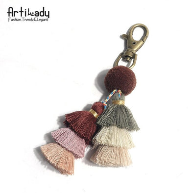 Artilady Pom Pom Tassel Keychain