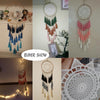 nordic large dream catcher room decoration pink blue white  tassel dream catcher handmade dreamcatcher  gift for friend